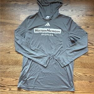 Adidas Western Michigan Broncos Gray Hoodie